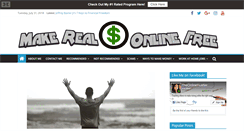 Desktop Screenshot of makerealmoneyonlinefree.com